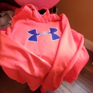 Pink under armour jacket